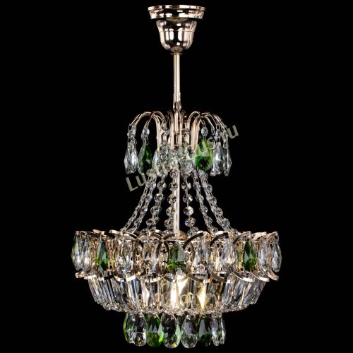 Люстра Ника 1 лампа зеленая в Сочи Гусь Хрустальный