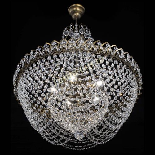 Люстра Ника Лепестки №5 под бронзу в Сочи Гусь Хрустальный