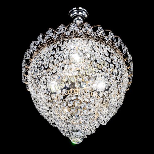 Люстра Ника Лепестки малая - 3 лампы в Сочи Гусь Хрустальный