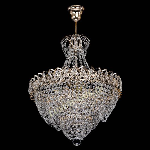 Люстра Ника Лепестки малая в Сочи Гусь Хрустальный