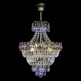 Люстра Ника подвесная Фиолетовая под бронзу в Сочи