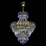 Люстра Ника подвесная Фиолетовая под бронзу в Сочи