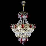 Люстра Ника подвесная Красная под бронзу в Сочи