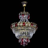 Люстра Ника подвесная Красная под бронзу в Сочи