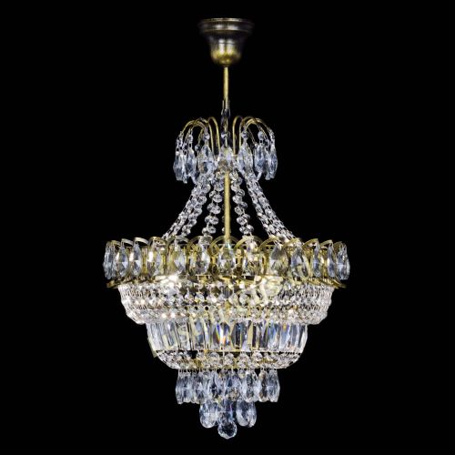 Люстра Ника подвесная под бронзу в Сочи Гусь Хрустальный