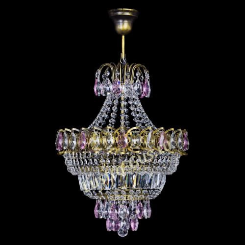 Люстра Ника подвесная Розовая под бронзу в Сочи Люстра Ника подвесная Розовая под бронзу в Сочи