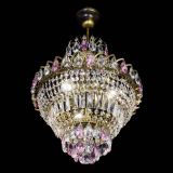 Люстра Ника подвесная Розовая под бронзу в Сочи Люстра Ника подвесная Розовая под бронзу в Сочи