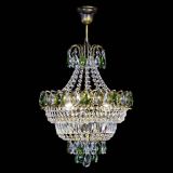 Люстра Ника подвесная Зеленая под бронзу в Сочи Люстра Ника подвесная Зеленая под бронзу в Сочи