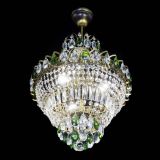 Люстра Ника подвесная Зеленая под бронзу в Сочи Люстра Ника подвесная Зеленая под бронзу в Сочи