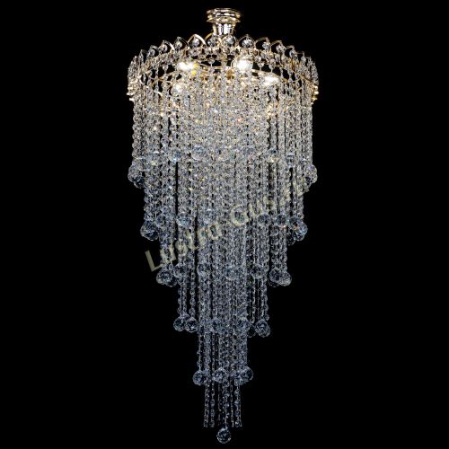 Люстра Октава длинная с подвесом в Сочи Гусь Хрустальный