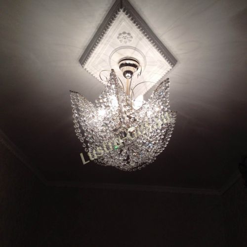 Люстра Орхидея №3 чайная в Сочи Гусь Хрустальный