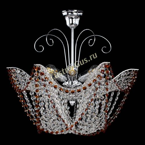Люстра Орхидея №3 чайная в Сочи Гусь Хрустальный