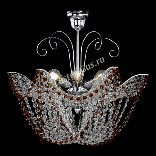 Люстра Орхидея №3 чайная в Сочи Гусь Хрустальный