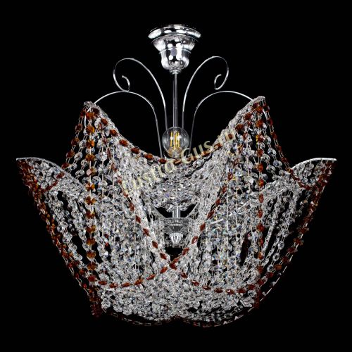 Люстра Орхидея №3 чайная в Сочи Гусь Хрустальный