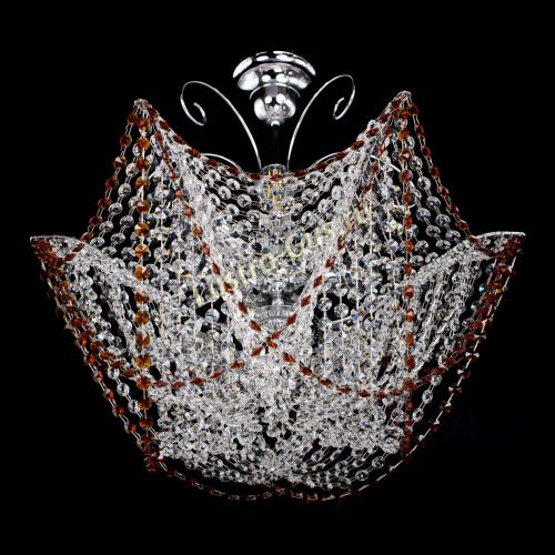 Люстра Орхидея №3 чайная в Сочи Гусь Хрустальный