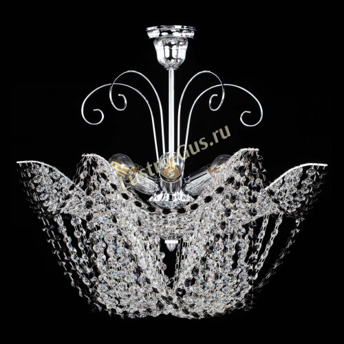 Люстра Орхидея №3 черная в Сочи Гусь Хрустальный