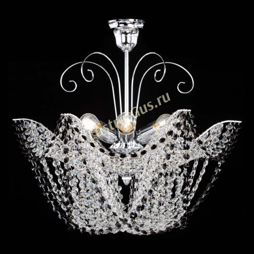 Люстра Орхидея №3 черная в Сочи Гусь Хрустальный
