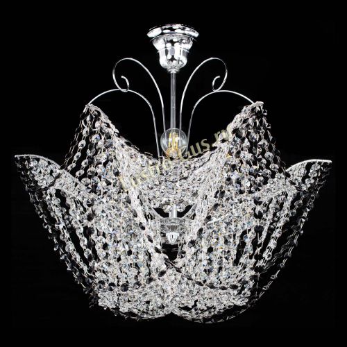 Люстра Орхидея №3 черная в Сочи Гусь Хрустальный