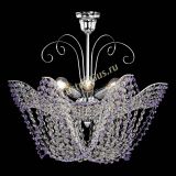 Люстра Орхидея №3 фиолетовая в Сочи