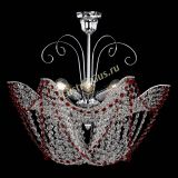 Люстра Орхидея №3 красная в Сочи