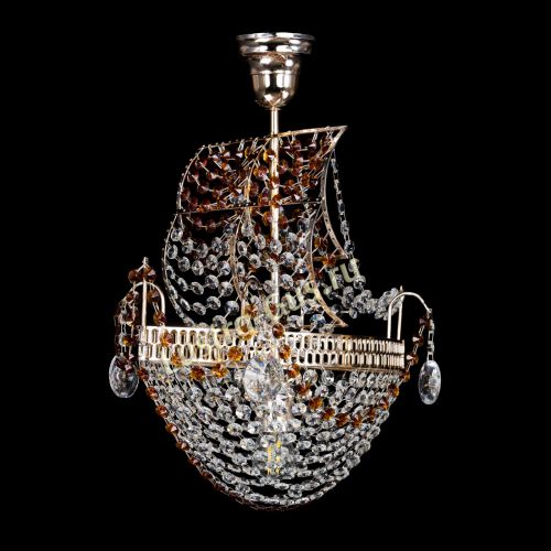 Люстра Парусник №1 чайный в Сочи Гусь Хрустальный