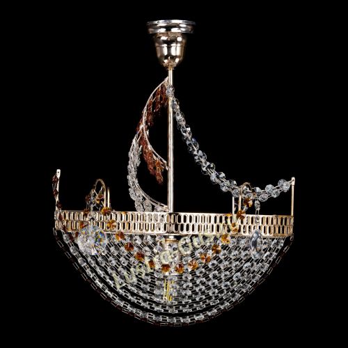 Люстра Парусник №1 чайный в Сочи Гусь Хрустальный