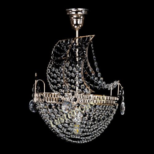 Люстра Парусник №1 черный в Сочи Гусь Хрустальный