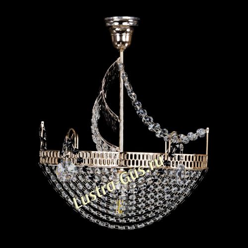 Люстра Парусник №1 черный в Сочи Гусь Хрустальный