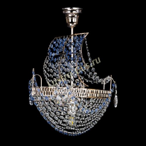 Люстра Парусник №1 синий в Сочи Гусь Хрустальный