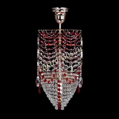 Люстра Парусник №1 красный в Сочи Гусь Хрустальный