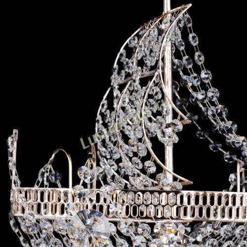 Люстра Парусник №1 в Сочи Гусь Хрустальный