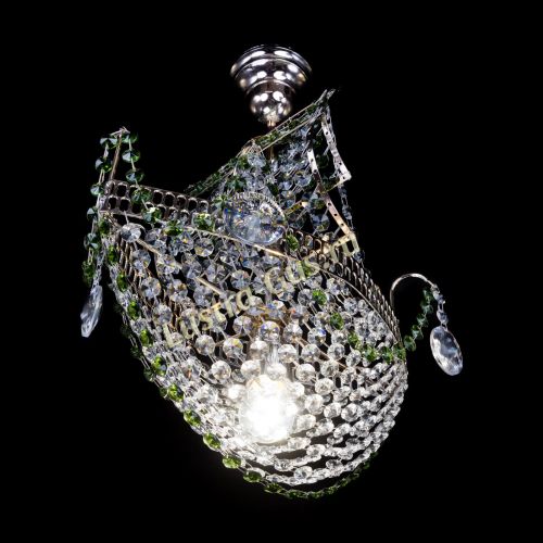 Люстра Парусник №1 зеленый в Сочи Гусь Хрустальный