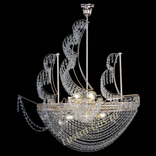 Люстра Парусник №8 Венеция в Сочи Гусь Хрустальный