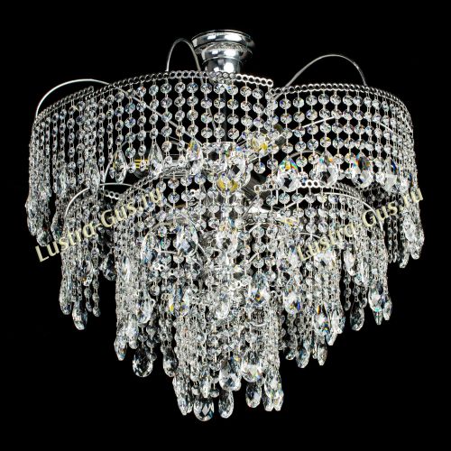 Люстра Виноград 6 ламп Журавль в Сочи Гусь Хрустальный