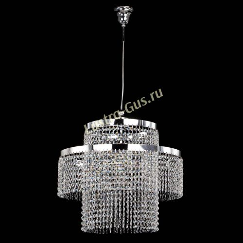 Люстра Сигма №3 3-х ярусная в Сочи Гусь Хрустальный