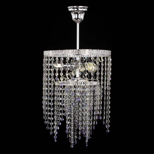 Люстра Токката Капель №3 фиолетовая в Сочи Гусь Хрустальный