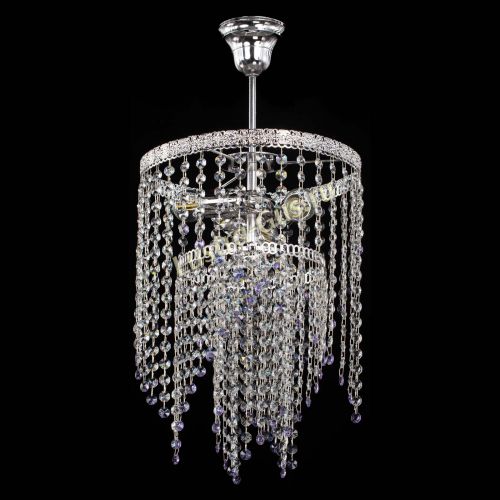 Люстра Токката Капель №3 фиолетовая в Сочи Гусь Хрустальный