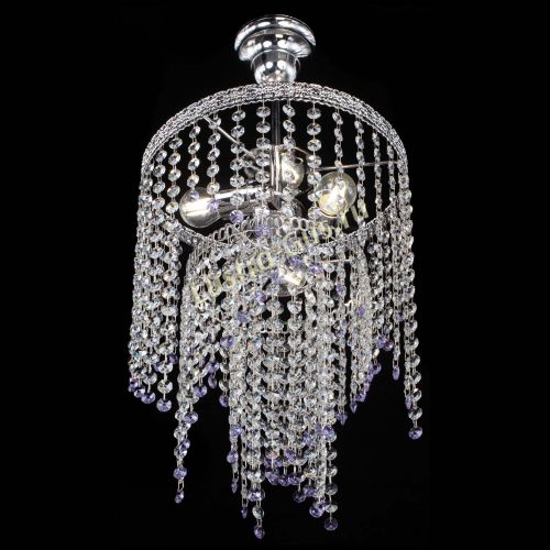 Люстра Токката Капель №3 фиолетовая в Сочи Гусь Хрустальный