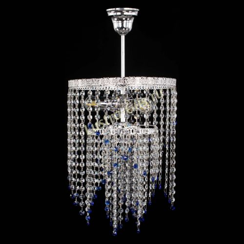 Люстра Токката Капель №3 синяя в Сочи Гусь Хрустальный