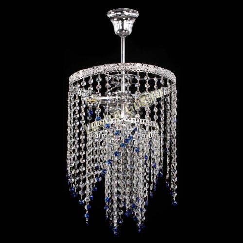 Люстра Токката Капель №3 синяя в Сочи Гусь Хрустальный
