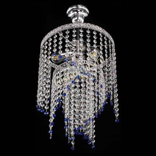 Люстра Токката Капель №3 синяя в Сочи Гусь Хрустальный