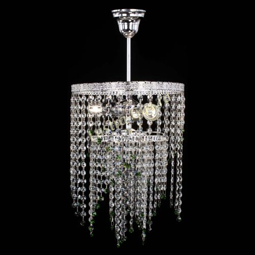 Люстра Токката Капель №3 зеленая в Сочи Гусь Хрустальный