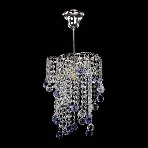 Люстра Вектор №4 фиолетовая в Сочи Гусь Хрустальный