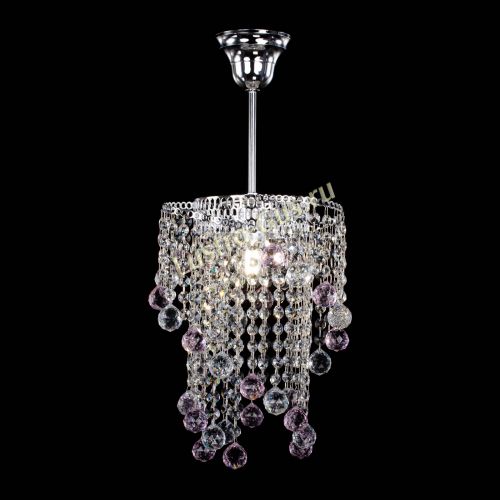 Люстра Вектор №4 розовая в Сочи Гусь Хрустальный