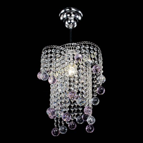 Люстра Вектор №4 розовая в Сочи Гусь Хрустальный