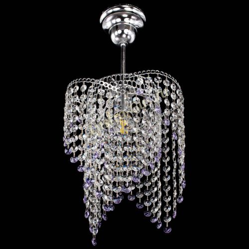 Люстра Вектор №5 фиолетовая в Сочи Гусь Хрустальный