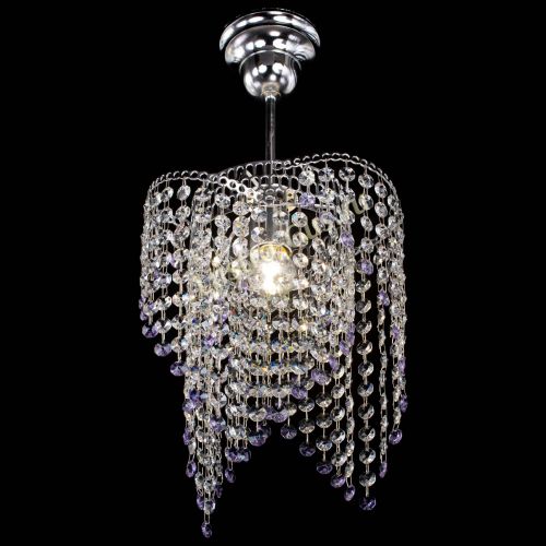 Люстра Вектор №5 фиолетовая в Сочи Гусь Хрустальный