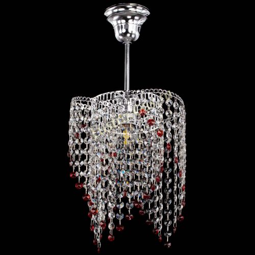 Люстра Вектор №5 красная в Сочи Гусь Хрустальный