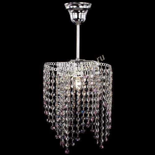 Люстра Вектор №5 розовая в Сочи Гусь Хрустальный