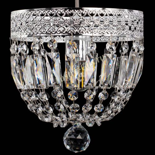 Люстра Венеция №1 купол на тросе в Сочи Гусь Хрустальный